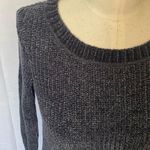 American Eagle  Outfitters Dark Grey Chenille Sweater Dress Long Sleeve XS Photo 1