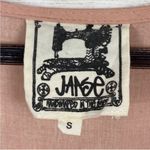 Anthropologie Jaase Floral Dandelion Wide‎ Leg Jumpsuit Peach Blue Small Photo 12