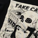 Hot Topic Genki Ghost Take Care 003 GG Girl & Model Ghost T-Shirt Tee Size Small Anime Photo 4