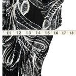 Style & Co  Maxi Dress Womens S Black Paisley Tiered Boho Whimsygoth Dark Fairy Photo 9