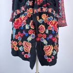 Johnny Was $598 NWOT Embroidered Floral Cardigan Multicolor Sweater Sz S Photo 3