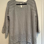 LC Lauren Conrad  Womens Sz: XLP Bell Sleeve Open Knit Flowy A-line Sweater. Photo 0