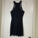 Alexander Wang T  black scuba neoprene pleated mini dress size medium Photo 3