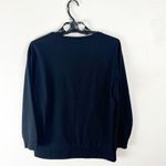 Ashley Stewart  Black Long Sleeves Jingle Bell Queen Graphic Sweatshirt 10/12 Photo 1