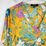 RD & Koko Floral Shirred Long Sleeve V Photo 1