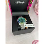 Ed Hardy  Women's Silver Rhinestone Watch Photo 1