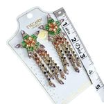 Eye Candy Los Angeles Celestial Star Statement Multicolor Earrings Photo 1