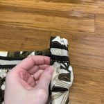 Ann Taylor  Silk Floral Pleated Midi Skirt Women Size 10 Brown White Yellow Photo 1