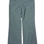 Norma Kamali Size 16 Pants Trouser Black Mini Plaid Straight Leg Mid Rise Career Photo 0