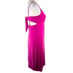 Banana Republic Strappy Dress Fuchsia Small Stretch Tie Lined New Photo 13