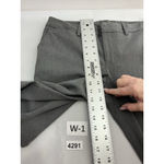 Eddie Bauer Womans  Mercer Fit Dress Pants 10 Gray Zip Clasp Pockets Photo 6