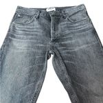 AGOLDE Jamie Straight Jeans High Waist Washed Black (East Village Wash) Size 27 Photo 4