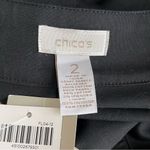 Chico's Chico’s Modern Lace Crochet Jacket Women’s Size 2 Regular Size L/12 Black Photo 6