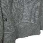 Lululemon On Repeat Bomber Jacket 12 Gray Textured Knit Full Photo 5