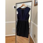 Antonio Melani  Navy Black Colorblock Sheath Dress Size 10 Photo 1