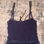 Edikted  Top Tank Lacey Knit Navy Photo 2