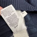 Free Assembly Striped Ribbed Knit Dress Short Sleeve Blue White Size Medium NWT Photo 9