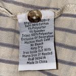 Johnny Was  embroidered floral striped long sleeve button up blouse tunic size M Photo 10