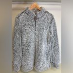 Weatherproof  Vintage Women's 1/4 Zip Faux Fur Fleece Jacket Small Dolphine Gray Photo 3