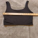 We Wore What  Size Medium M Black Bra Cropped Soft Comfortable Sportswear Photo 8