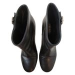 Prada Black Ankle Boot Size 39.5 Photo 4