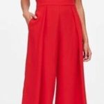 Banana Republic Red Cowl Neck Jumpsuit Size 4 EUC #5673 Photo 0