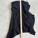 Endless Rose  Women’s Black Strapless Asymmetrical Ruffle Mini Dress Size XS Photo 11