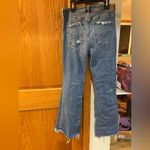 American Eagle  Outfitters Distressed Flare Jeans in Blue Photo 1