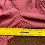 Old Navy rusty burgundy Wrap Peplum Blouse Long Sleeve Photo 6