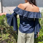 INA Bell Ruffle Sleeve Off Shoulder Top Size S Photo 2