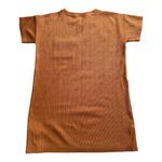 Madewell  Rib T-shirt Dress In Golden Pecan Size XS Photo 2