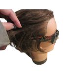 Y2K Streetwear Black Dragon Print Wrap Sunglasses Unisex Photo 2