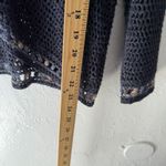 Norton Mcnaughton  Sweater Vintage Large‎ Open Knit Button Front Cottage Photo 4