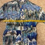 L'ATISTE Blue and Green Patterned Jumpsuit Size Small. E71 Photo 12