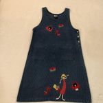 Beverly's Blue Denim Shopping Bags Purses Heels Overall Jumper Dress Womens 14p. Size 14 Photo 11