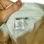 ASKK NY 70s Boot Ivory Jeans High Rise Flare White Size 28 Photo 13