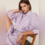 AKNVAS Ketevan Romper Long Sleeve in Lavender Light Pastel Purple Lightweight L Size L Photo 4