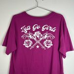 Gold rush Women’s XL Crop Top Tee Let’s Go Girls Western Graphic, Oversized Fit Photo 5
