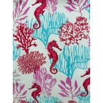 Beach Bag Tote, Ocean Seahorse Coral Beach Bags Pool Bag Shoulder Travel Tote Photo 4