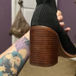 Steven By Steve Madden Nara Stacked Heel Sock Bootie in Black Size 5.5 Photo 9