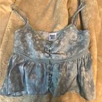 Princess Polly  Blue Floral Women's Top Photo 0