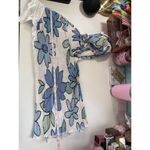 Peppermayo  Floral‎ Pleated Shirt Button Front Long Sleeve Women's Top Photo 8