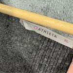 Athleta  Cloud Charcoal Heather Wool Cashmere Blend V Neck Sweater Dress Photo 3