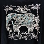 ARAN'S DEN | Lucky Elephant Top Shirt Lucky Blouse Lucky Charm Spiritual Black Size undefined Photo 1