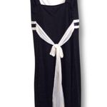 Vintage Ruby Rox Chiffon Dress-Small-Y2K-Lined-Colorblock-Empire Waist-Party Photo 4