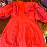RHODE Red Ruffle dress Photo 4