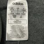 Adidas  Charcoal Leggings with Neon Green Stripes size S EUC! Photo 7