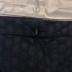 Gap Women Navy Bue Eyelet Cotton Lined Mini Skirt Size 14 Preppy Feminine Brunch Photo 4