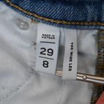 Loft Women's 29/8 The Wide Leg Medium Wash Jean Photo 9