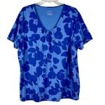Merona Floral Short Sleeve Tee Shirt 2 Photo 0